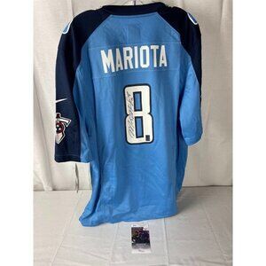 Marcus Mariota signed autographed Tennessee Titans Nike NFL jersey JSA #PP78519